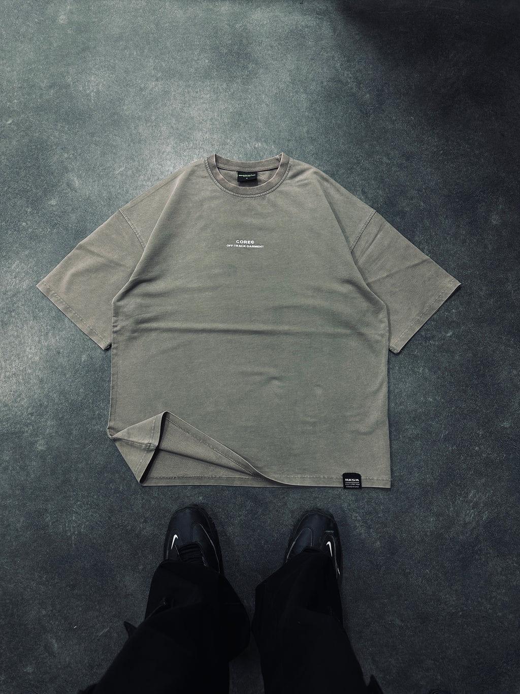 T-SHIRT STAMPA Oversize CROOP 220gr