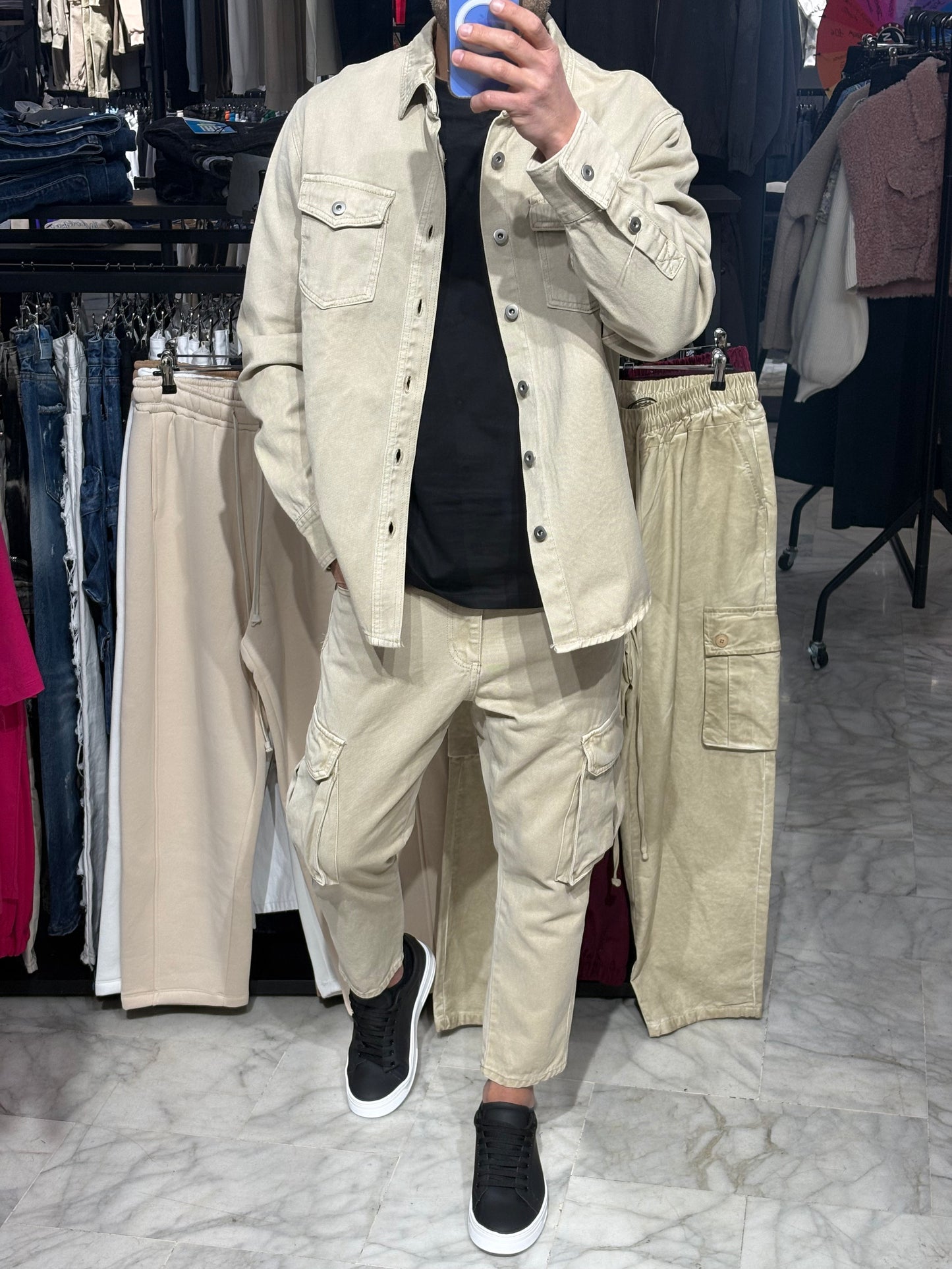 Completo Denim beige