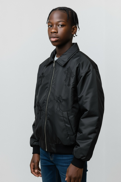 Bomber con croci black