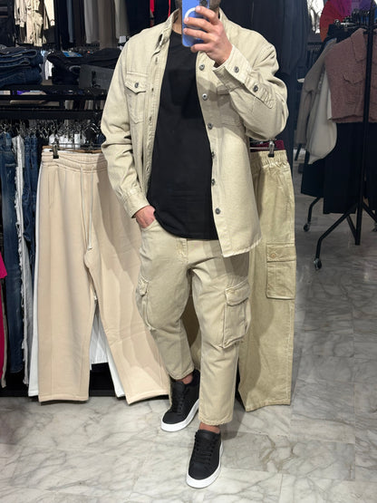 Completo Denim beige