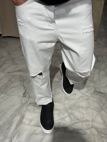 Jeans Loose-Fit White 501