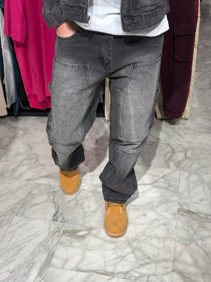 Coordinato Denim Grigio