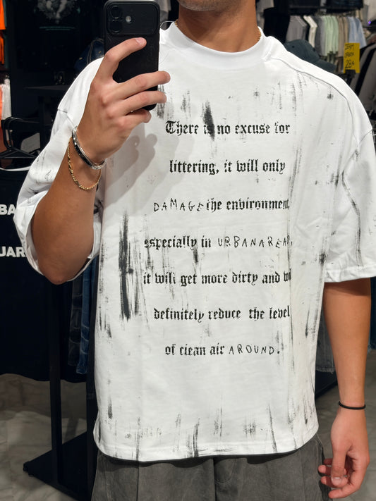 T-Shirt PREMIUM No Excuse" Oversize