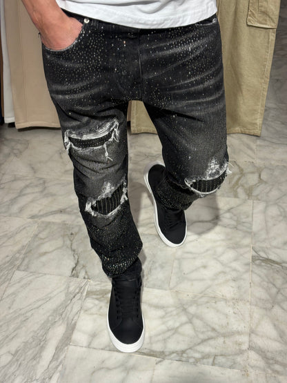 Jeans Slim Fit grigio