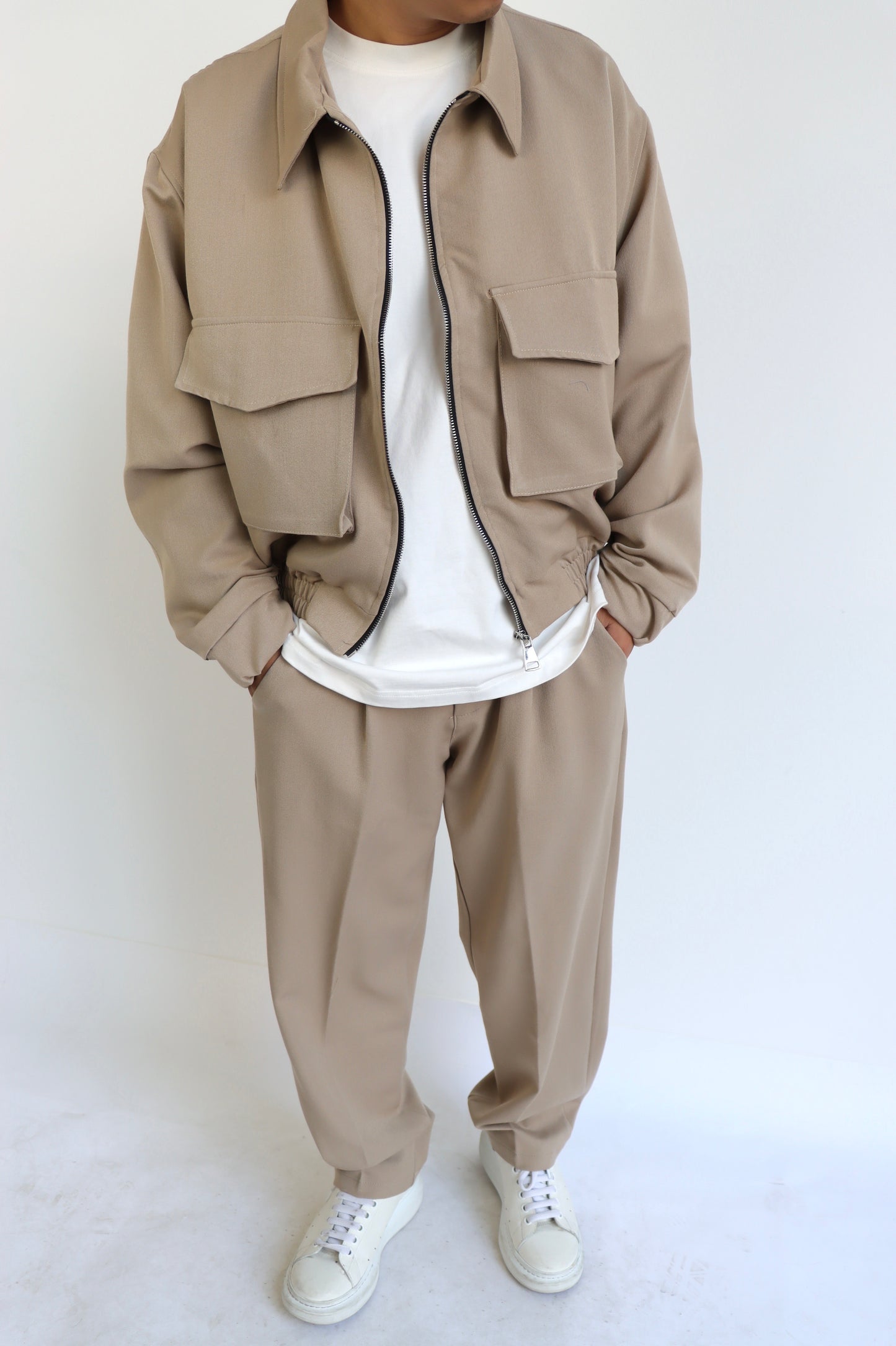 Coordinato Beige MADE IN ITALY cotone