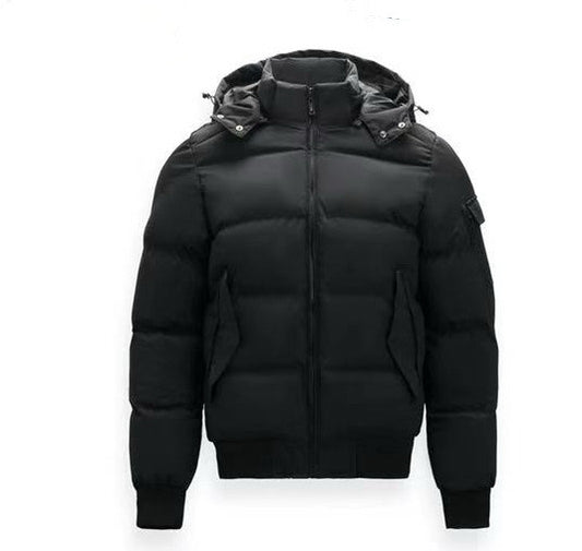 Bomber semplice totale black
