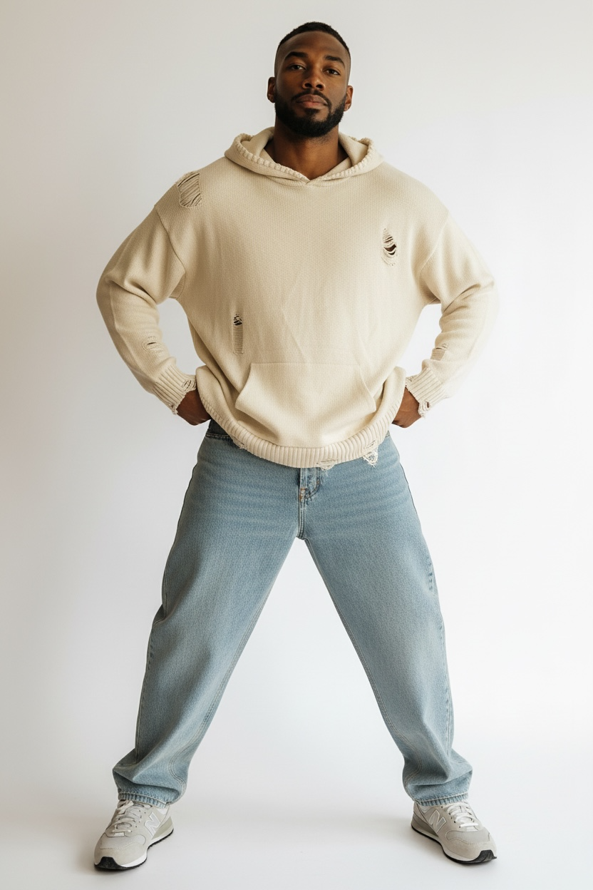 MAGLIONCINO CON CAPPUCCIO BRUNOLEONI BY TRENDMASTER