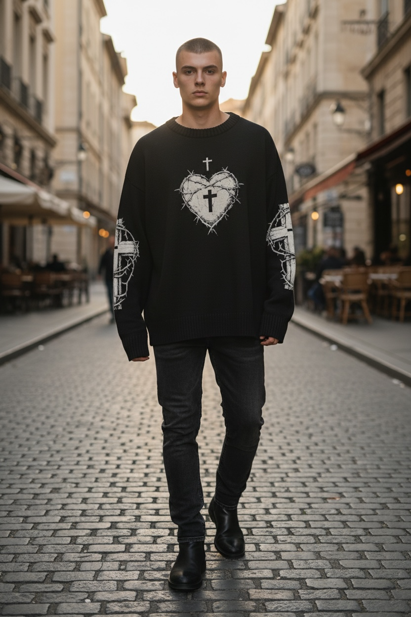 Maglione Cuore Sacro