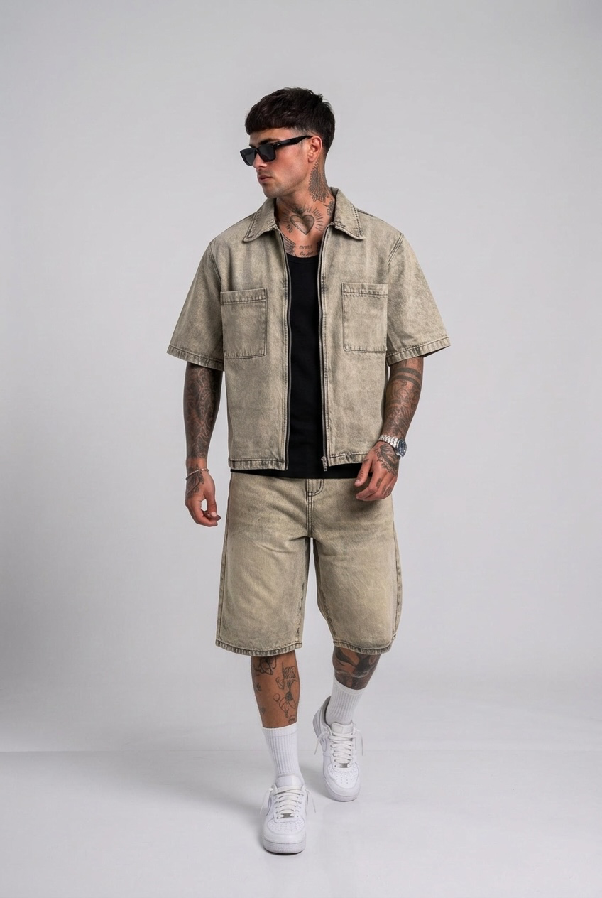 Coordinato Denim Bronzo