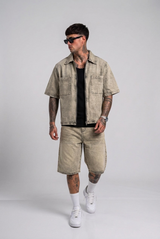 Coordinato Denim Bronzo