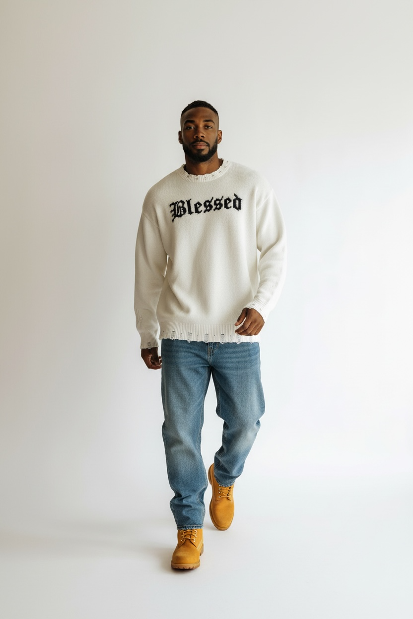 Maglione croce Cianotic