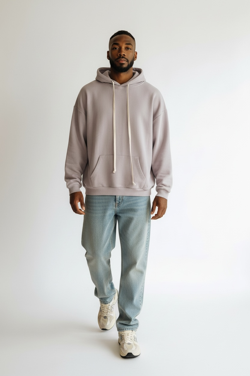 FELPA CON LACCI grigia