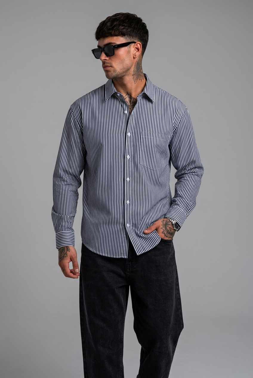 Camicia a manica lunga Casual