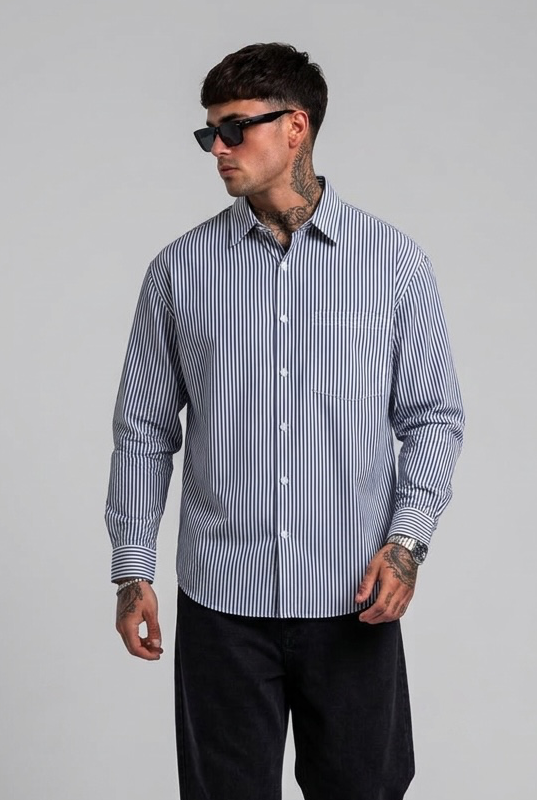 Camicia a manica lunga Casual