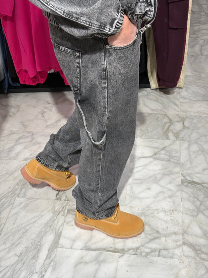 Coordinato Denim con cappuccio