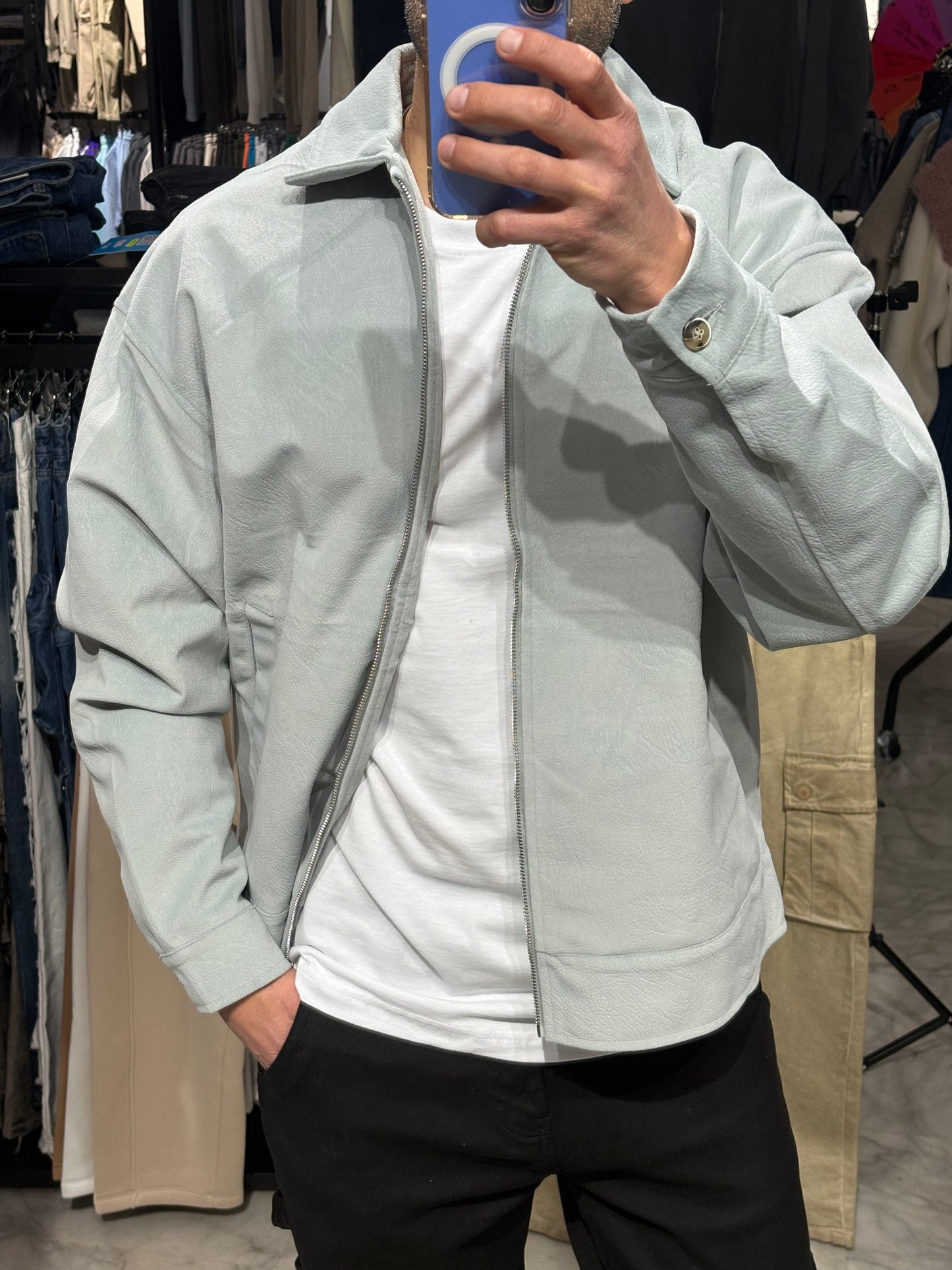 Giacchetto grigio chiaro