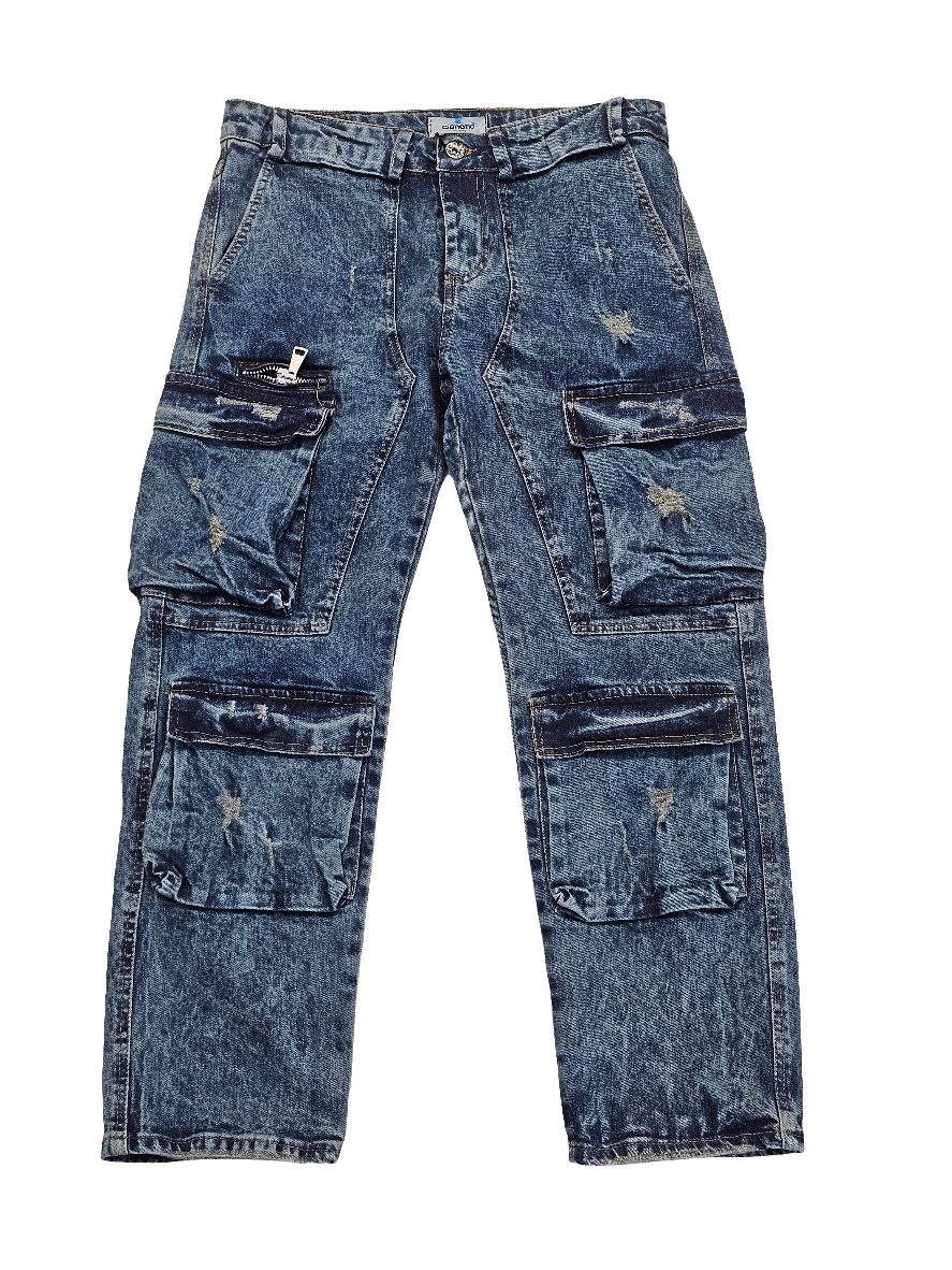 Cyanotic Cargo Jeans